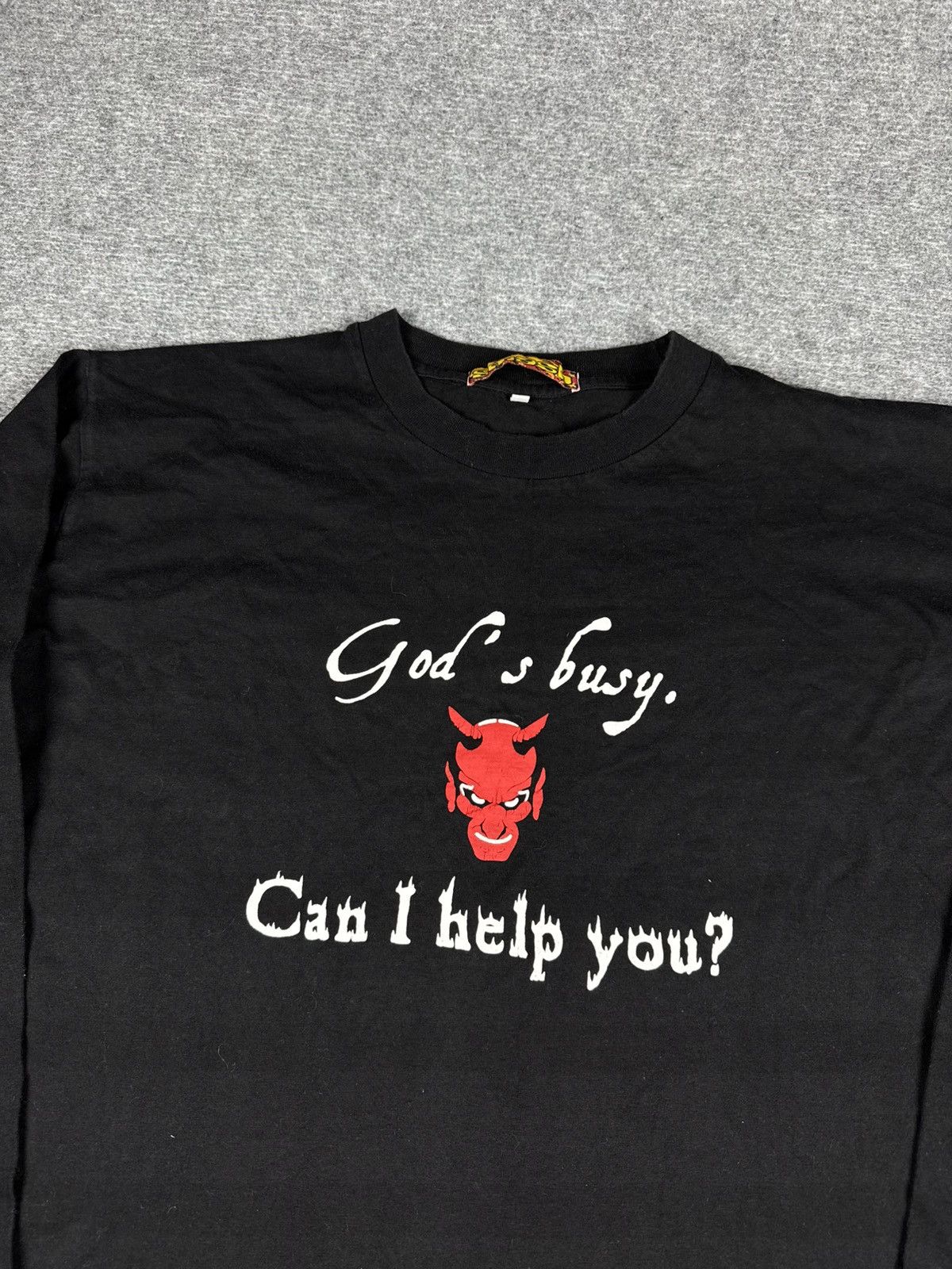 Japanese Brand × Vintage Y2K custom print Devil long sleeve Size US L / EU 52-54 / 3 - 10 Thumbnail