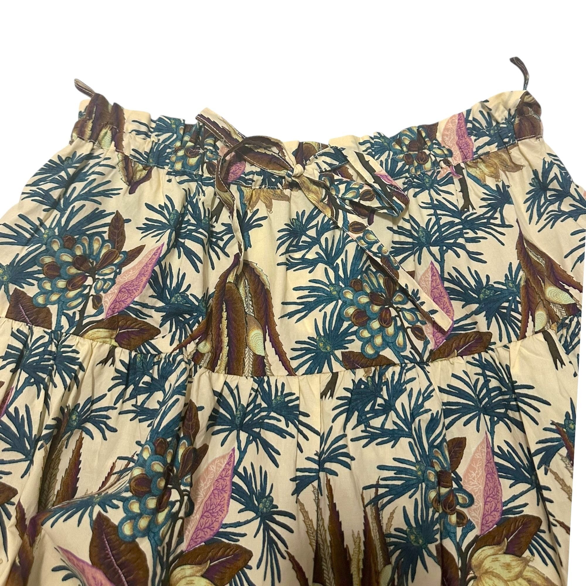 Ulla Johnson Ulla Johnson Fernanda Cotton Midi Skirt In Wildflower, Size Size 34" / US 12 / IT 48 - 7 Thumbnail