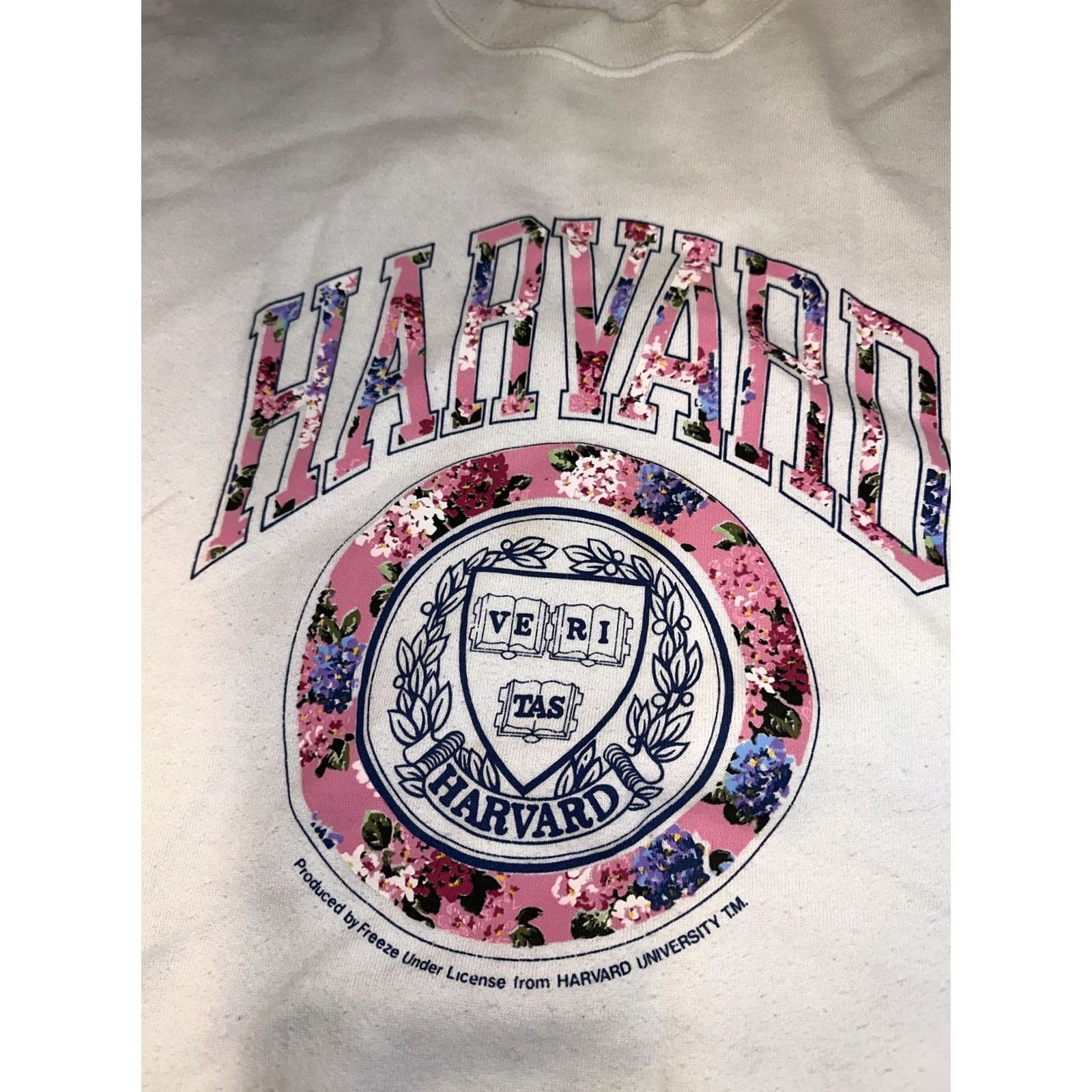 Fruit Of The Loom VINTAGE Harvard University Ivy League Fruit of the Loom Crewneck Sweatshirt XL White Mens Size US XL / EU 56 / 4 - 2 Thumbnail