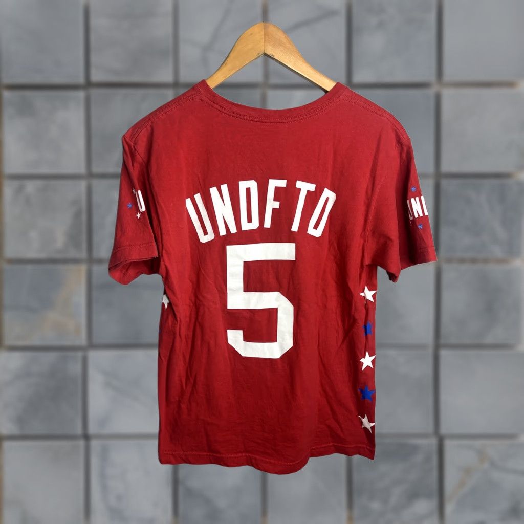 Undefeated VINTAGE Undefeated Shirt Mens M Red UNDFTD 5 Stars Graphic Tee Crewneck Streetwear Size US M / EU 48-50 / 2 - 1 Thumbnail