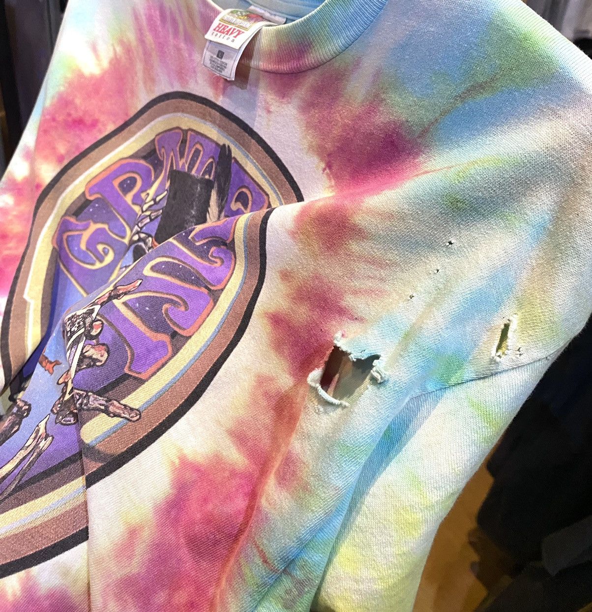 Grateful Dead × Liquid Blue × Vintage T Shirt grateful dead Gfd Card Magician 1999 Vtg Fotl tag Size US L / EU 52-54 / 3 - 9 Thumbnail
