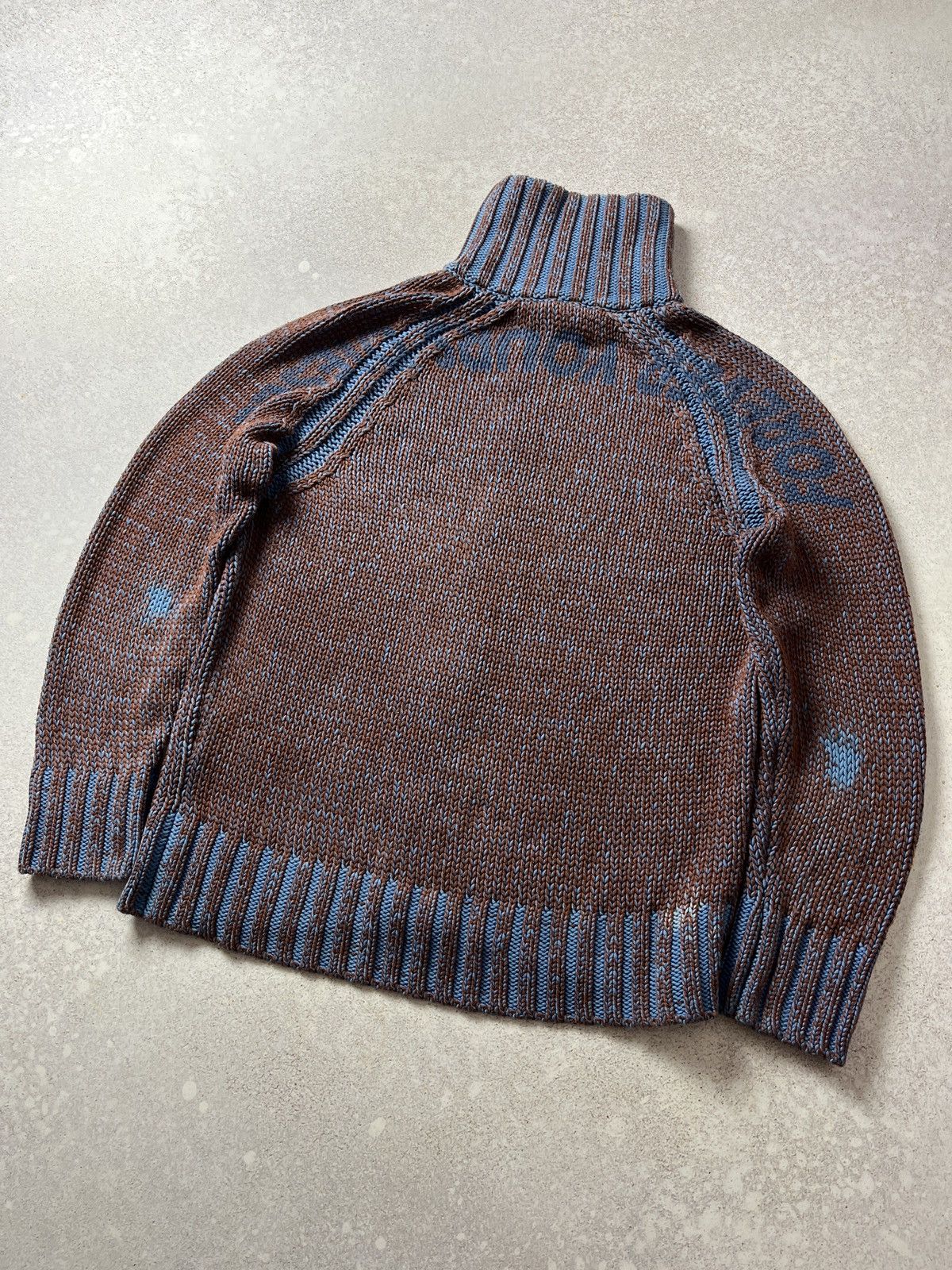 Diesel Vintage Diesel cable knit heavyweight sweater high neck Size US M / EU 48-50 / 2 - 4 Thumbnail