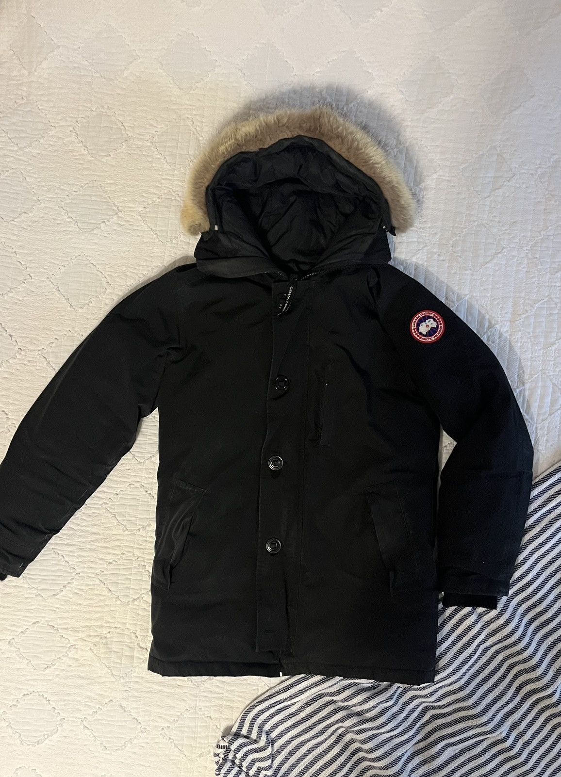 Canada Goose Chateau 3426M Down Fur Arctic Parka Coat Large