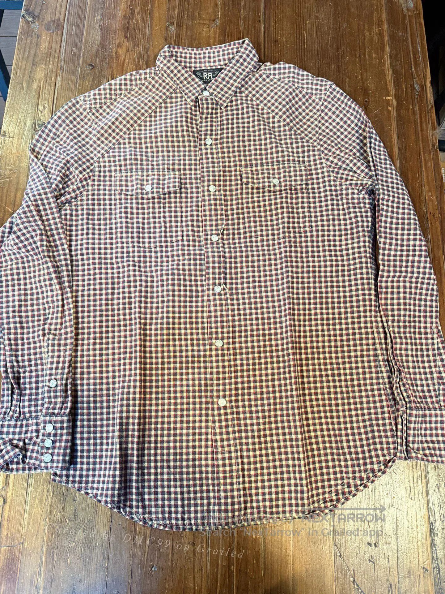 RRL Ralph Lauren RRL Ralph Lauren Plaid Shirt. Size US M / EU 48-50 / 2 - 1 Thumbnail