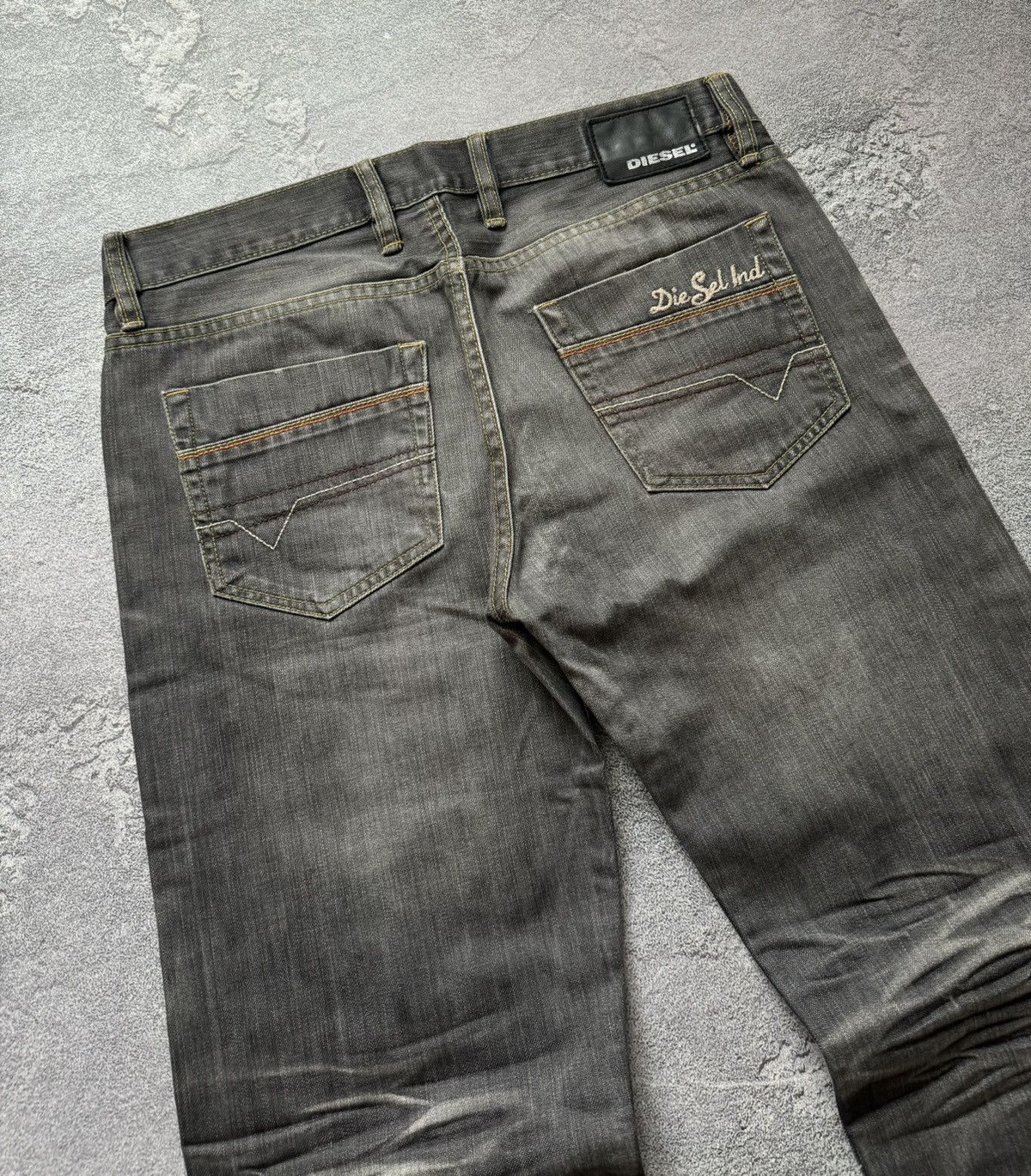 Diesel × Diesel Black Gold Diesel 34/34 relaxed denim pant trouser Jean chino distresse Size US 34 / EU 50 - 3 Thumbnail