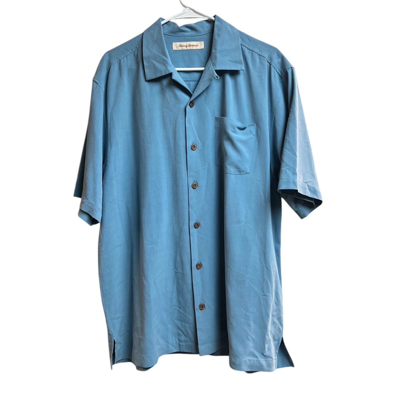 Tommy Bahama Tommy Bahama Men's Silk Camp Shirt Blue Medium Size US M / EU 48-50 / 2 - 1 Thumbnail