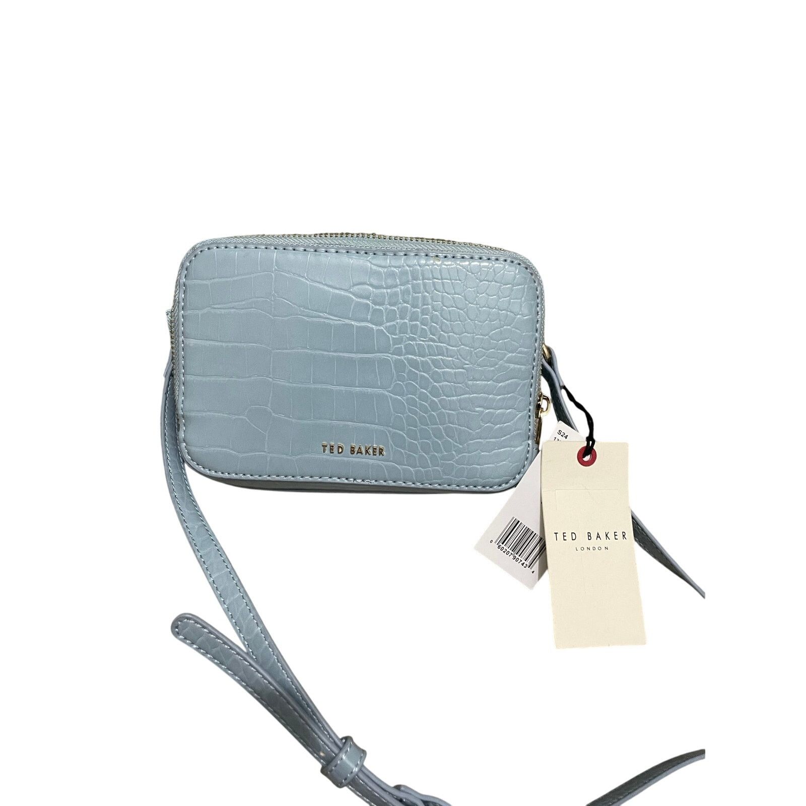 Ted Baker NWT Ted Baker STINA Double Zip Mini Camera Bag Baby Blue Size ONE SIZE - 6 Thumbnail