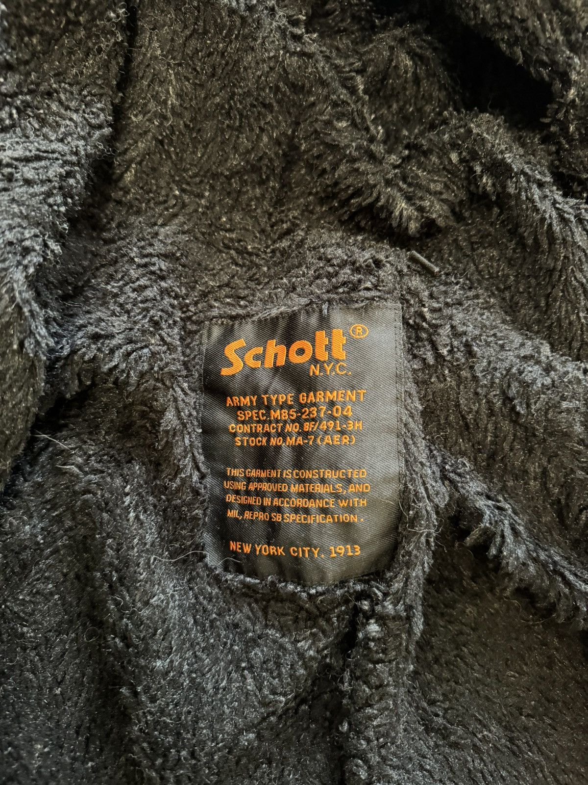 Schott Vintage Schott NYC Wool Hooded Gray Jacket Large Military Size L / US 10 / IT 46 - 8 Thumbnail