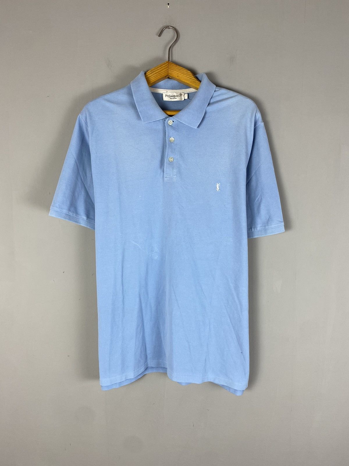 Yves Saint Laurent Vintage 90s Yves Saint Laurent polo T-shirt tee Size US XL / EU 56 / 4 - 1 Thumbnail