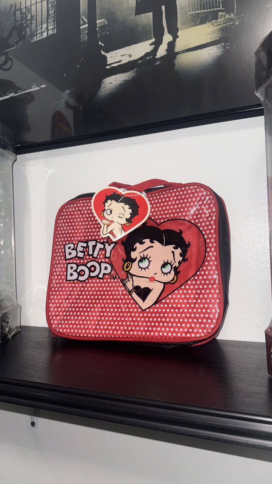 Japanese Brand × Vintage Vintage / Y2K New With Tags Betty Boop Polkadot Heart Lunch Size ONE SIZE - 2 Thumbnail