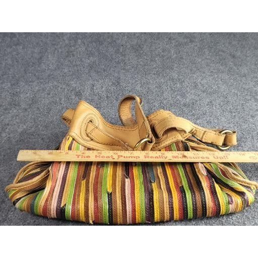 Lucky Brand Lucky Brand Sunshine Daydream Hobo Shoulder Bag Cognac Leath Size ONE SIZE - 8 Thumbnail