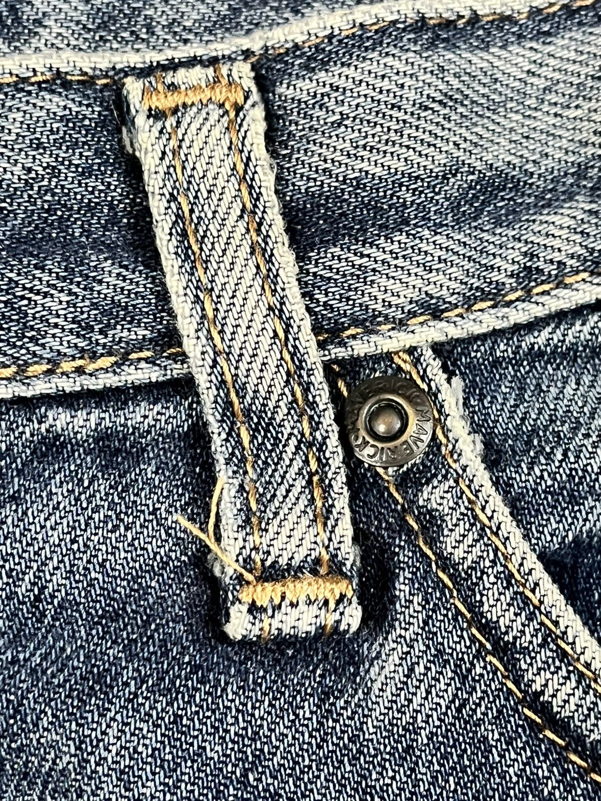 Le Grande Bleu (L.G.B.) Vintage Maverick Baggy Distressed Denim Size US 33 - 6 Thumbnail