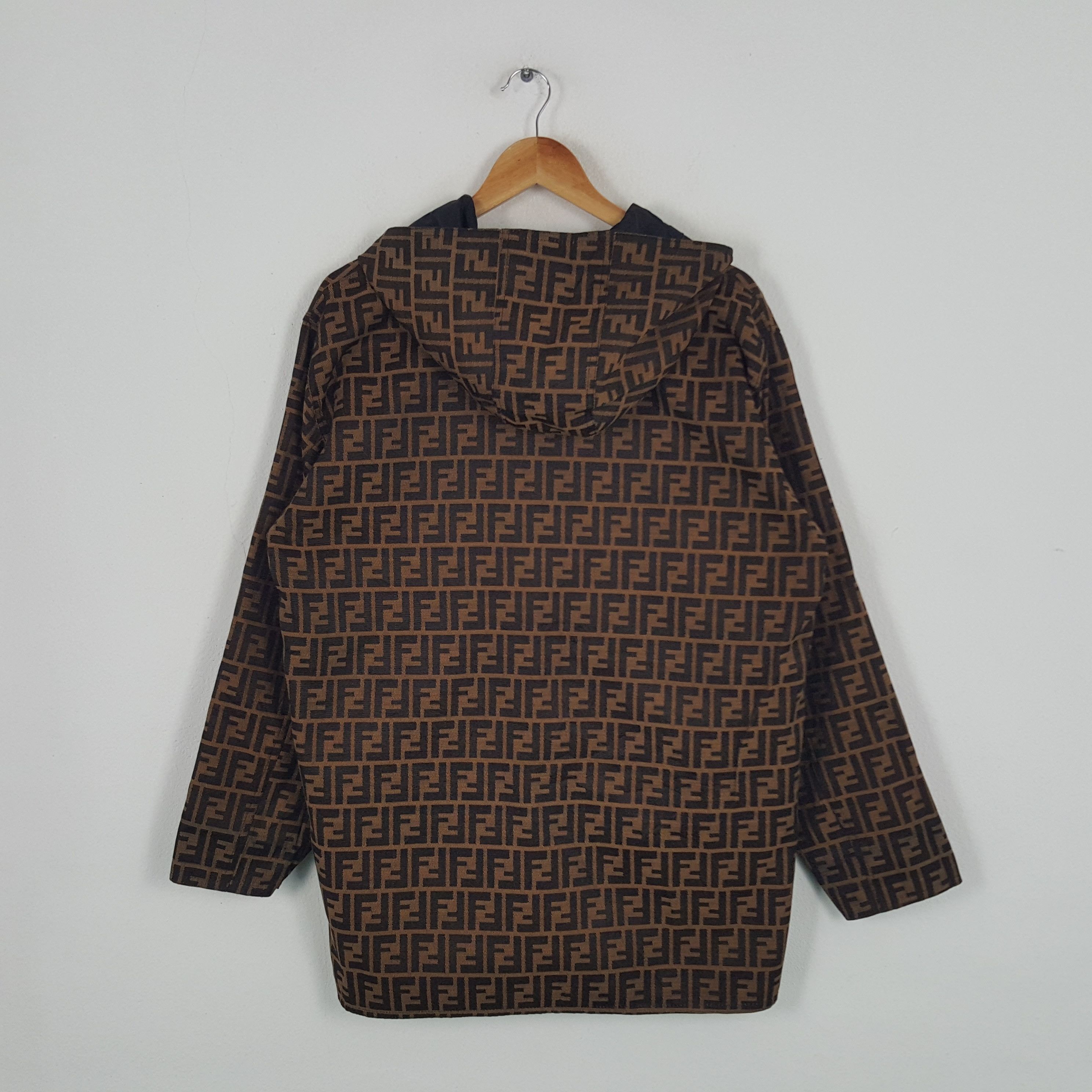 Fendi × Vintage Vintage Fendi Italian Brand Monogram Jacket Size US L / EU 52-54 / 3 - 3 Thumbnail