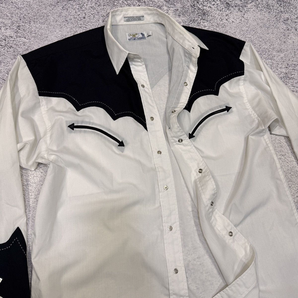 Panhandle Slim Vintage Panhandle Slim Western Shirt Pearl Snaps Yoke Smile Size US L / EU 52-54 / 3 - 6 Thumbnail