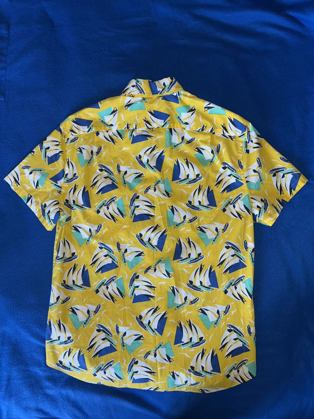 J.Crew Jcrew Sailboat Hawaiian Shirt Size US M / EU 48-50 / 2 - 2 Thumbnail