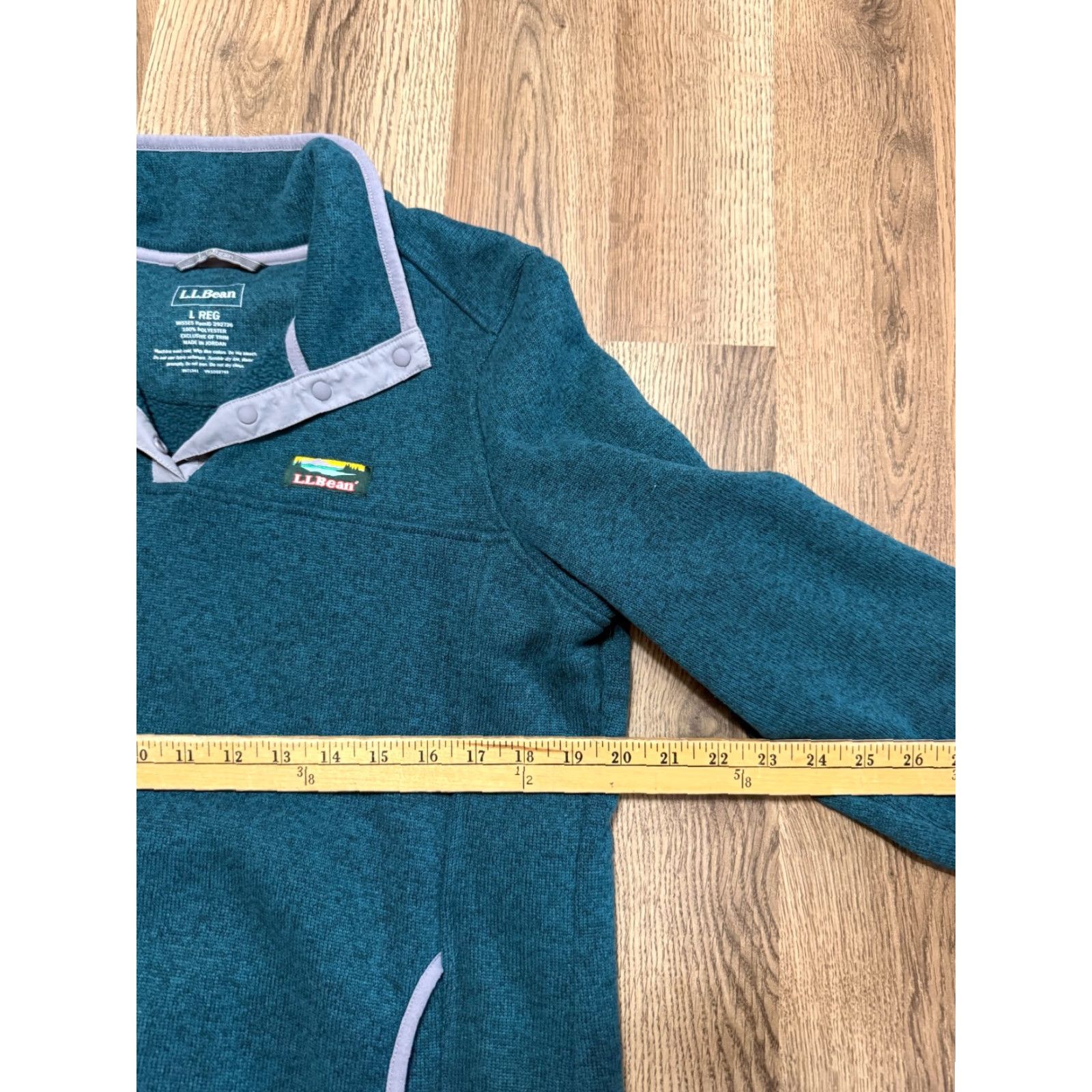 Vintage L.L.Bean Sweater Men's Size Large Green 1/4 Buttons Pullover Long Sleeve Vintage No (adjusted to fit 200-char max and rules) Size US L / EU 52-54 / 3 - 6 Thumbnail