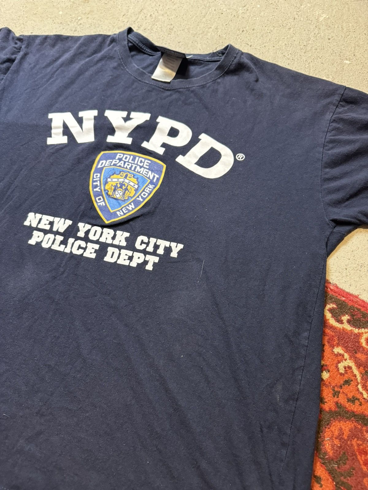 Vintage Vintage Y2K T-Shirt Police NYPD New York Big Logo Style Size US XL / EU 56 / 4 - 2 Thumbnail