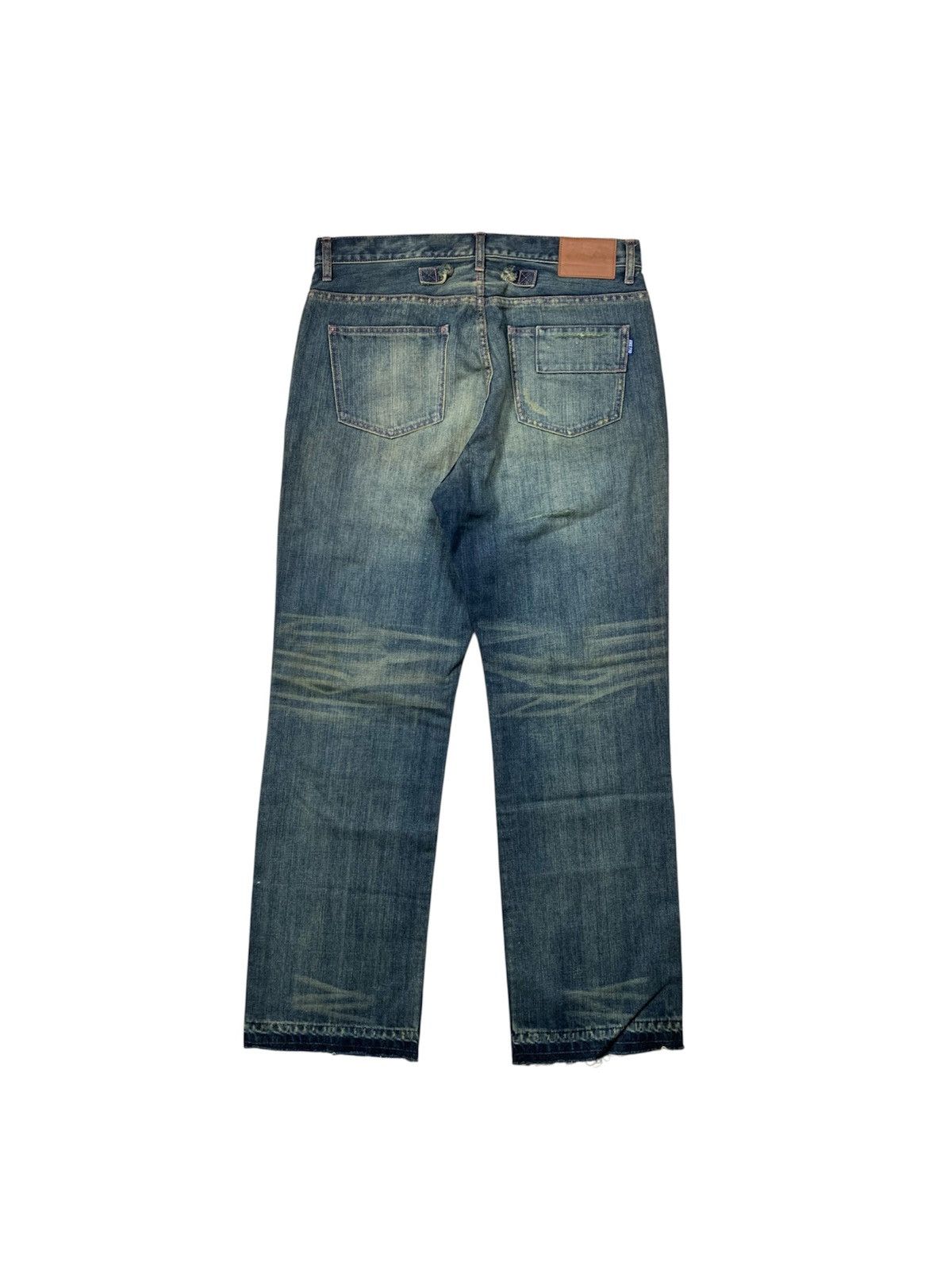 KIKS TYO KIKS TYO straight cut Distressed jeans Size US 35 - 4 Thumbnail