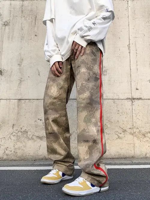 Japanese Brand Kanako x Ibuki Camouflage High Street Vintage Loose Jeans Size US 32 / EU 48 - 4 Thumbnail