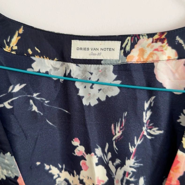 Dries Van Noten floral long dress by dries van noten-2507 Size US 38 / EU 54 - 8 Thumbnail