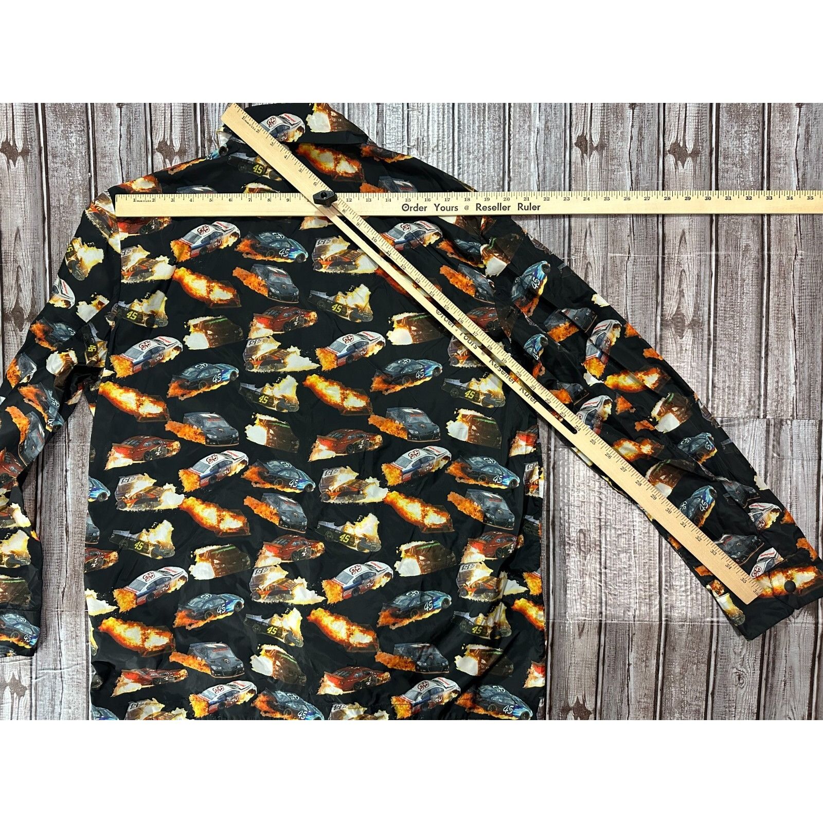 Palm Angels Palm Angels burning race car Track Jacket size Medium multi Size US M / EU 48-50 / 2 - 6 Thumbnail