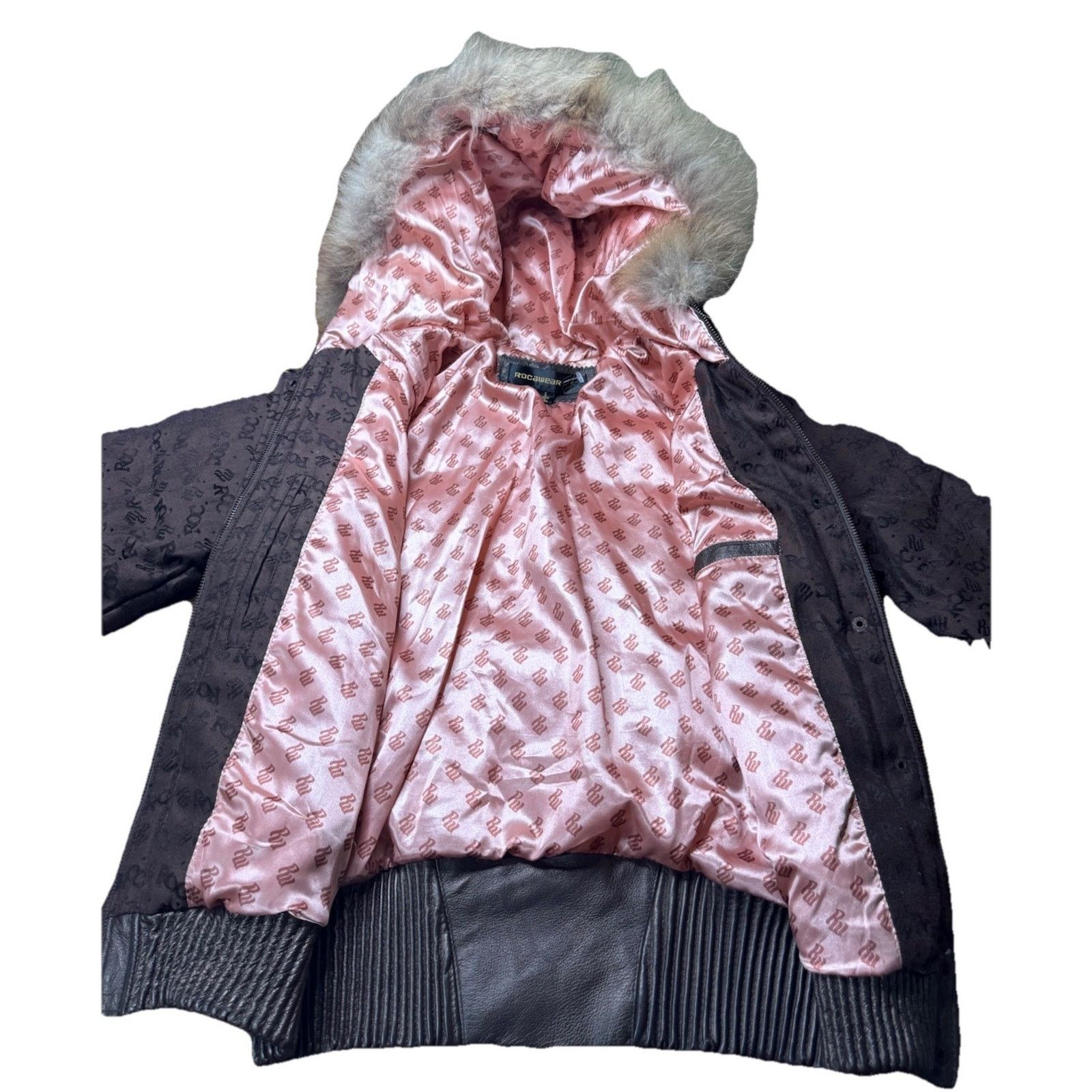 Rocawear RocaWear Jacket Women’s Small Genuine Leather Fur Feather Size S / US 4 / IT 40 - 6 Thumbnail