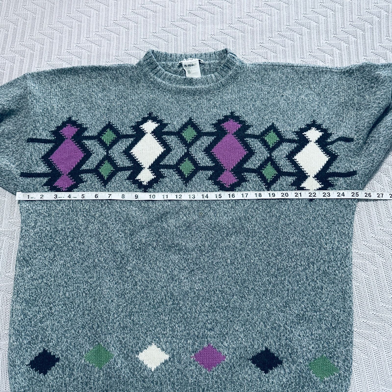 Share Spirit Homme Vintage Spirito 80s wool sweater Size US XL / EU 56 / 4 - 5 Thumbnail