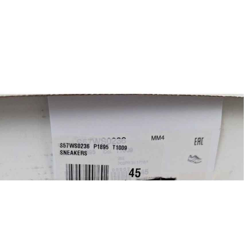 Maison Margiela o1rshd1 Leather Replica Sneaker in White / Grey Size US 12 / EU 45 - 24 Thumbnail