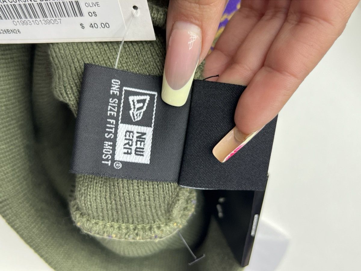 Supreme Supreme New Era Cursive Beanie Size ONE SIZE - 8 Thumbnail