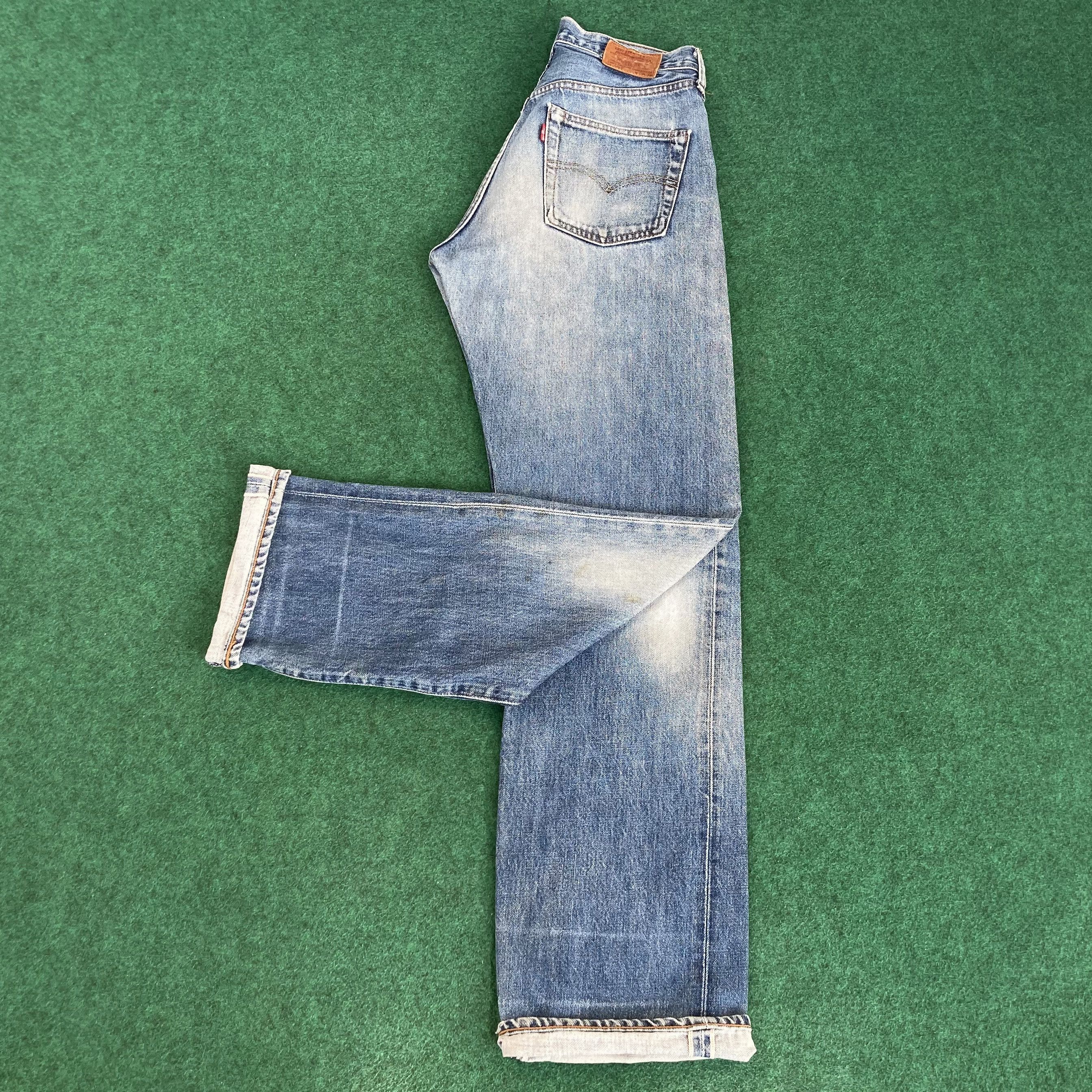 Levi's 28x33.5 Vtg Levis 504z Japan Big E Redline Selvedge Jeans Size US 28 / EU 44 - 1 Thumbnail