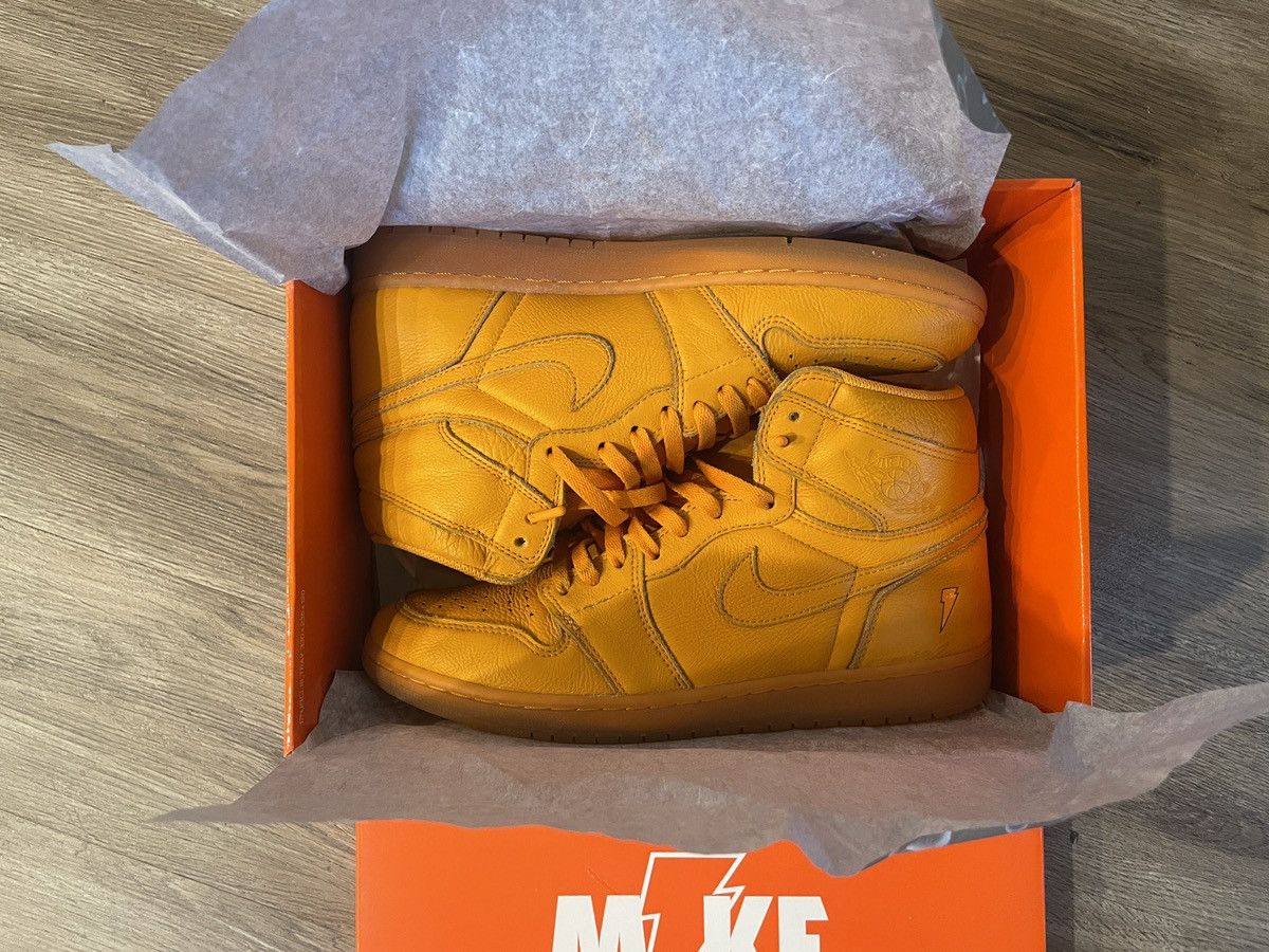 Jordan Brand × Nike Gatorade Orange Peel Jordan 1 Retro High Size US 11 / EU 44 - 3 Thumbnail