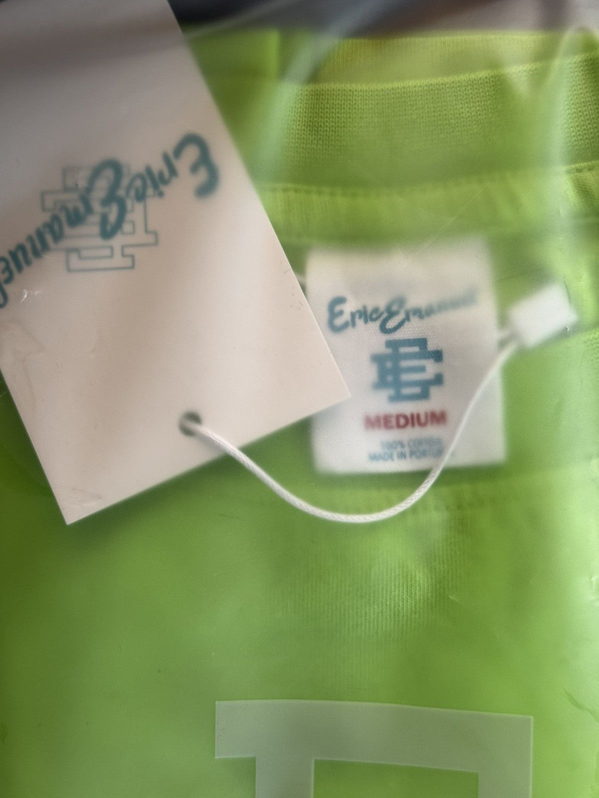 Eric Emanuel EE Eric Emanuel neon green reflective grey Tee Shirt medium Size US M / EU 48-50 / 2 - 3 Thumbnail