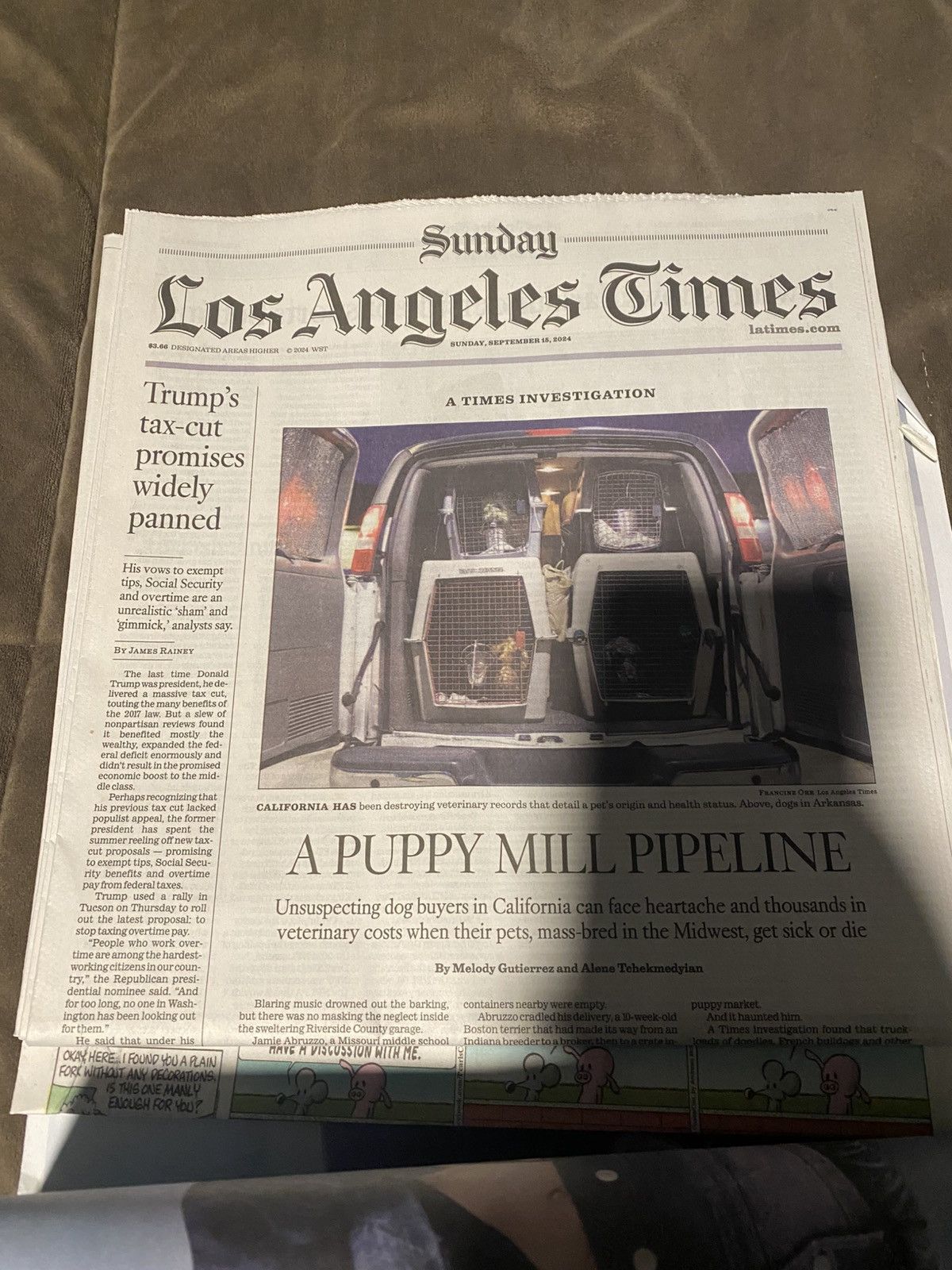 Acne Studios ACNE STUDIOS LA TIMES NEWSPAPER Size ONE SIZE - 4 Thumbnail