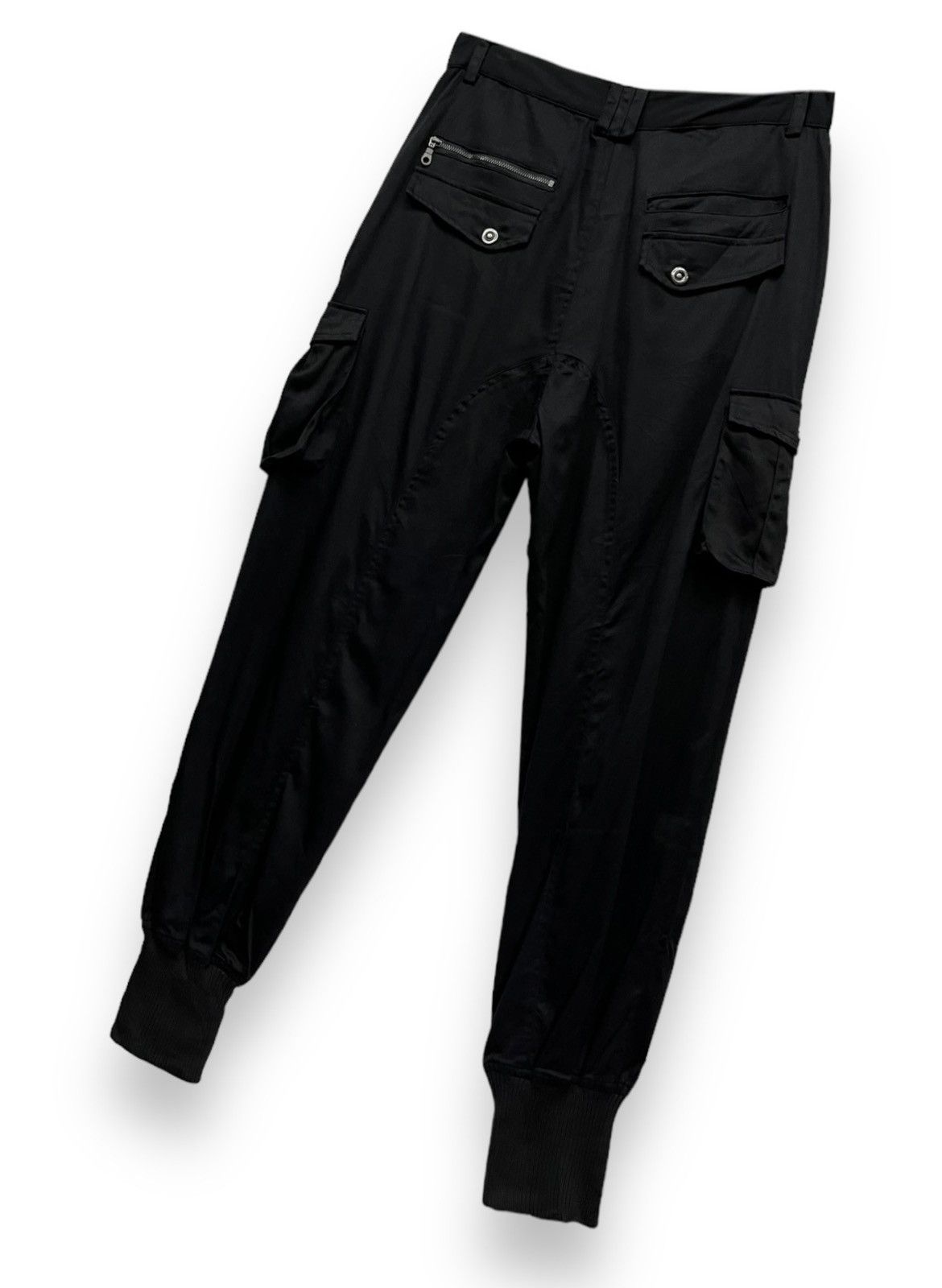 Japanese Brand 🔥90’s BLACK BACCARA Punk Studded Jogger Cargo Soft Blends Size US 29 - 6 Thumbnail