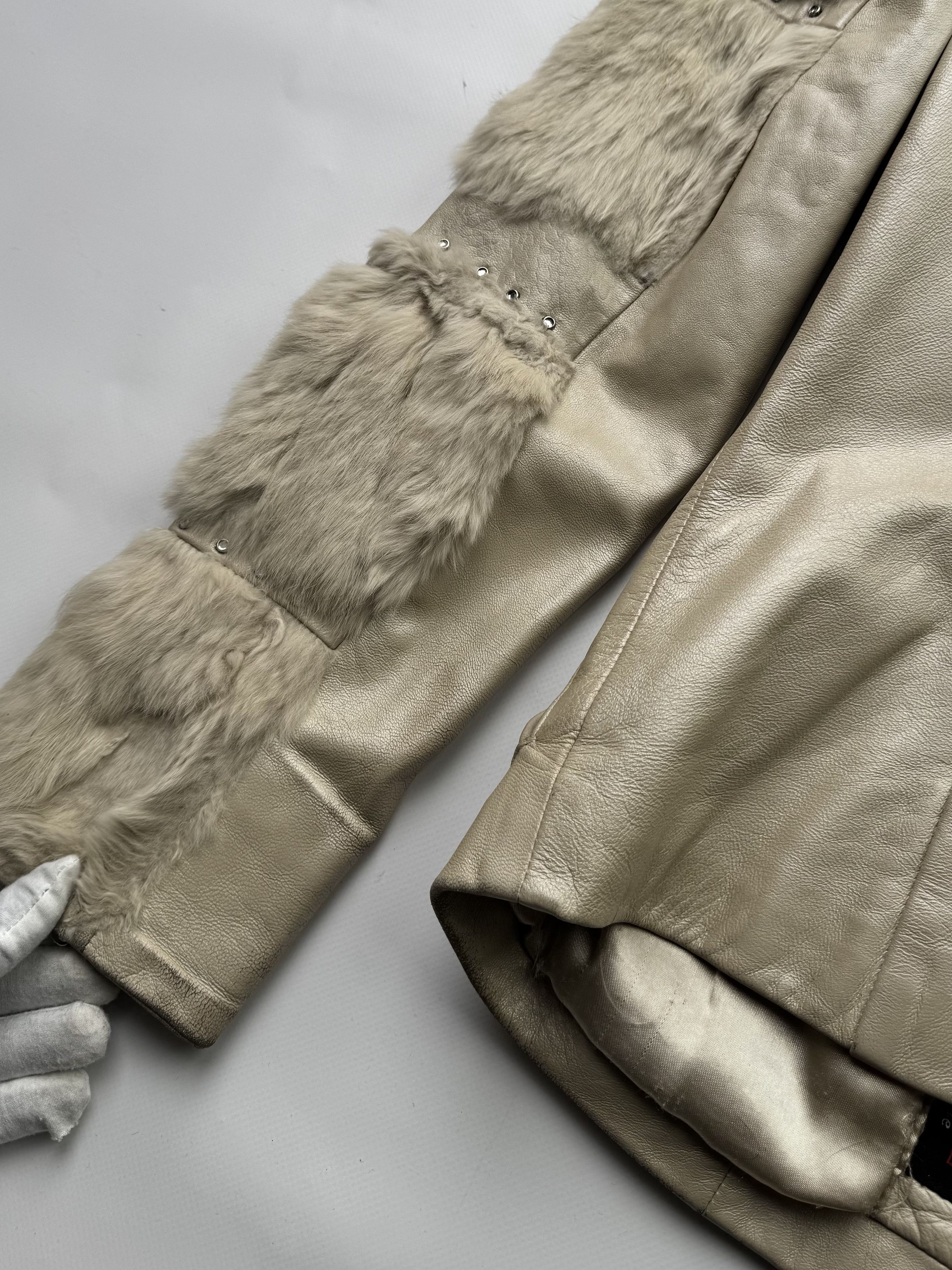 Vintage Vintage Real Fur/Leather Cropped Jacket B562(V355)E2 Size S / US 4 / IT 40 - 23 Thumbnail