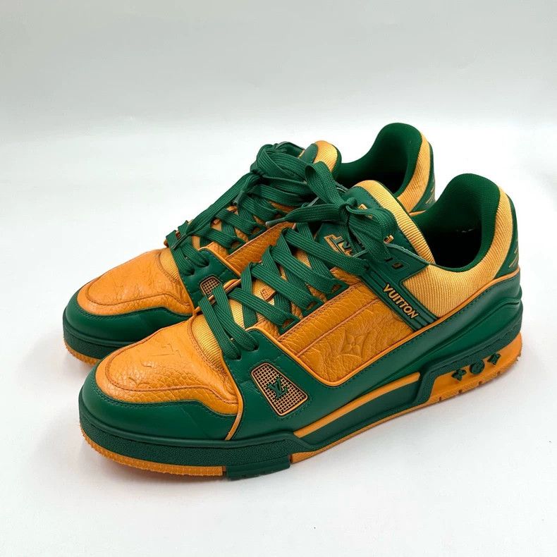 Louis Vuitton Louis Vuitton Trainer Brazilian yellow and green embossed Size US 9.5 / EU 42-43 - 1 Thumbnail