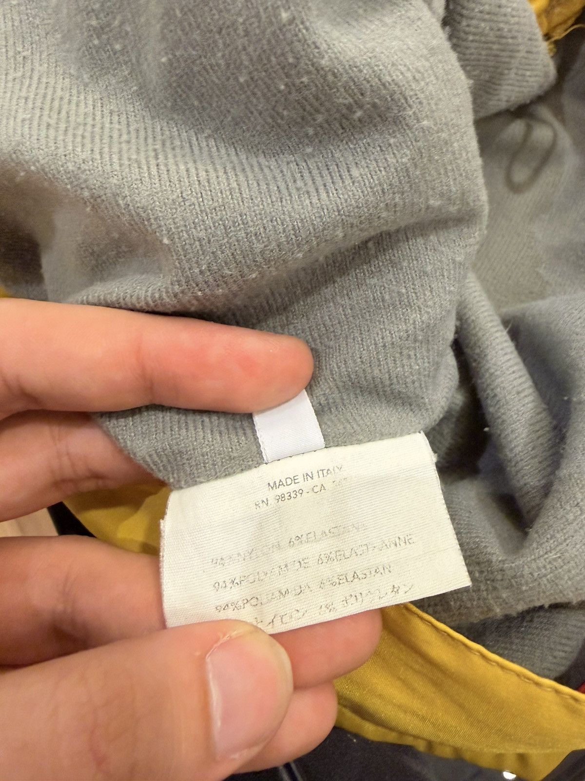 Prada Prada Yellow Nylon Track Pants Size US 34 / EU 50 - 5 Thumbnail