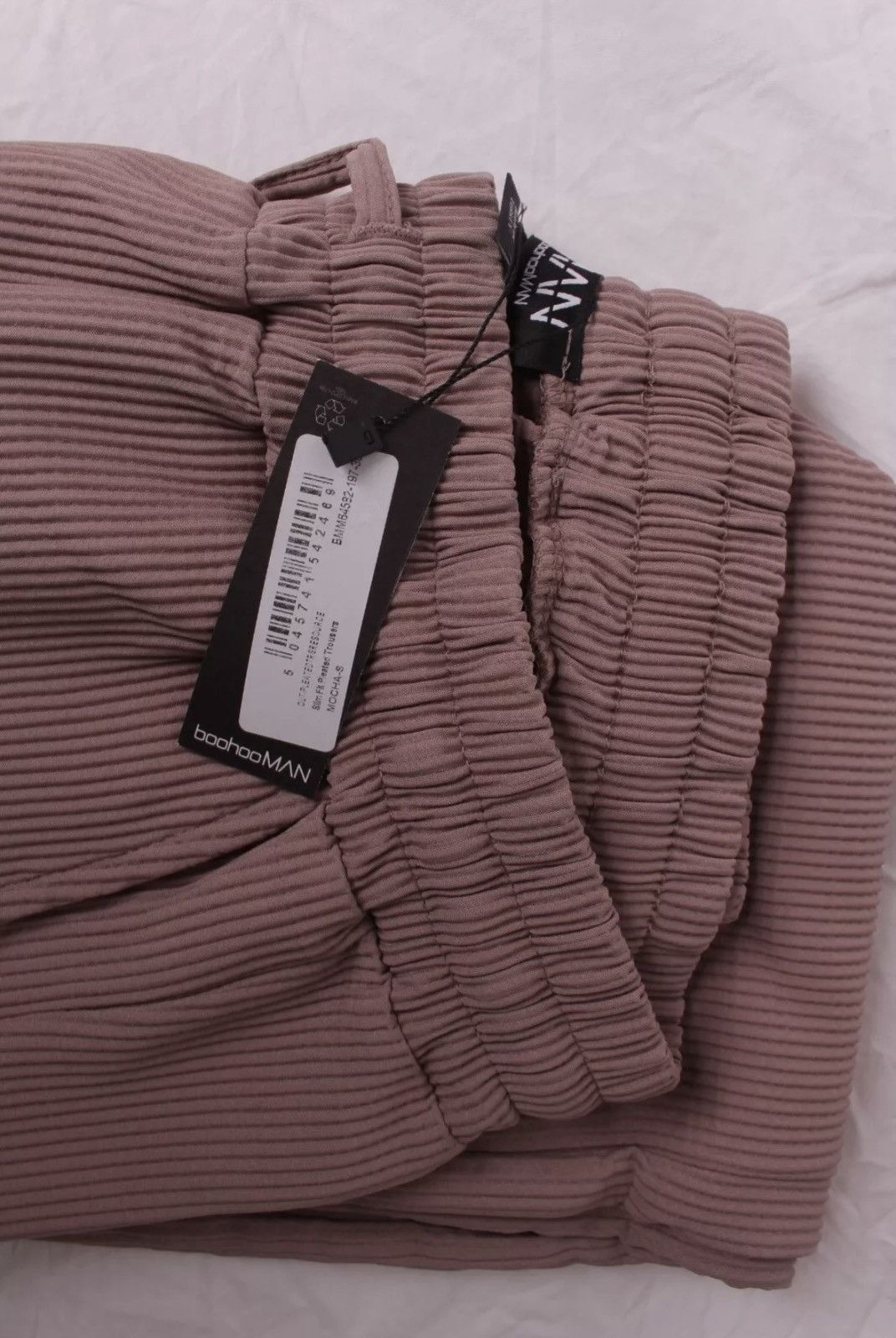 Boohoo BoohooMAN Slim Fit Pleated Pants Size US 30 / EU 46 - 3 Thumbnail