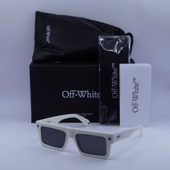 Off-White Off-White OERI13Z CHANDLER 0107 Sunglasses White Square Size ONE SIZE - 10 Thumbnail