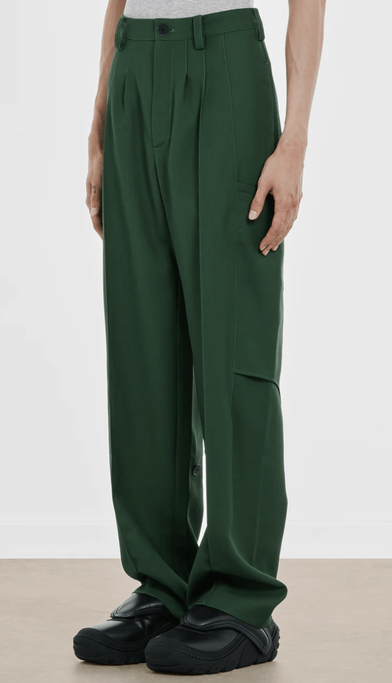Kiko Kostadinov Kiko Kostadinov Green Megara Trousers Size US 28 / EU 44 - 10 Thumbnail