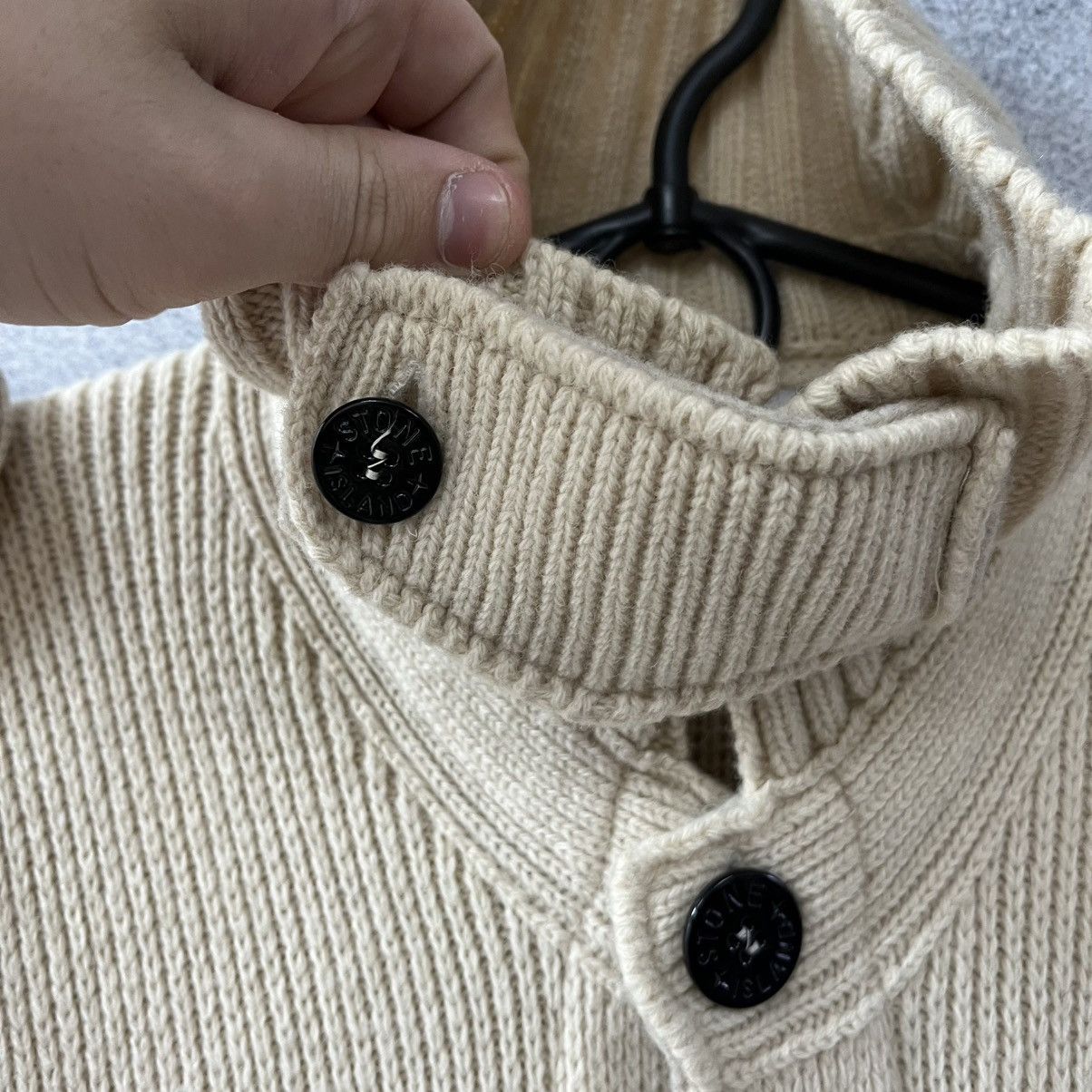 Stone Island Stone Island Cardigan Knit Wool Sweater Jacket Size XL Size US XL / EU 56 / 4 - 9 Thumbnail