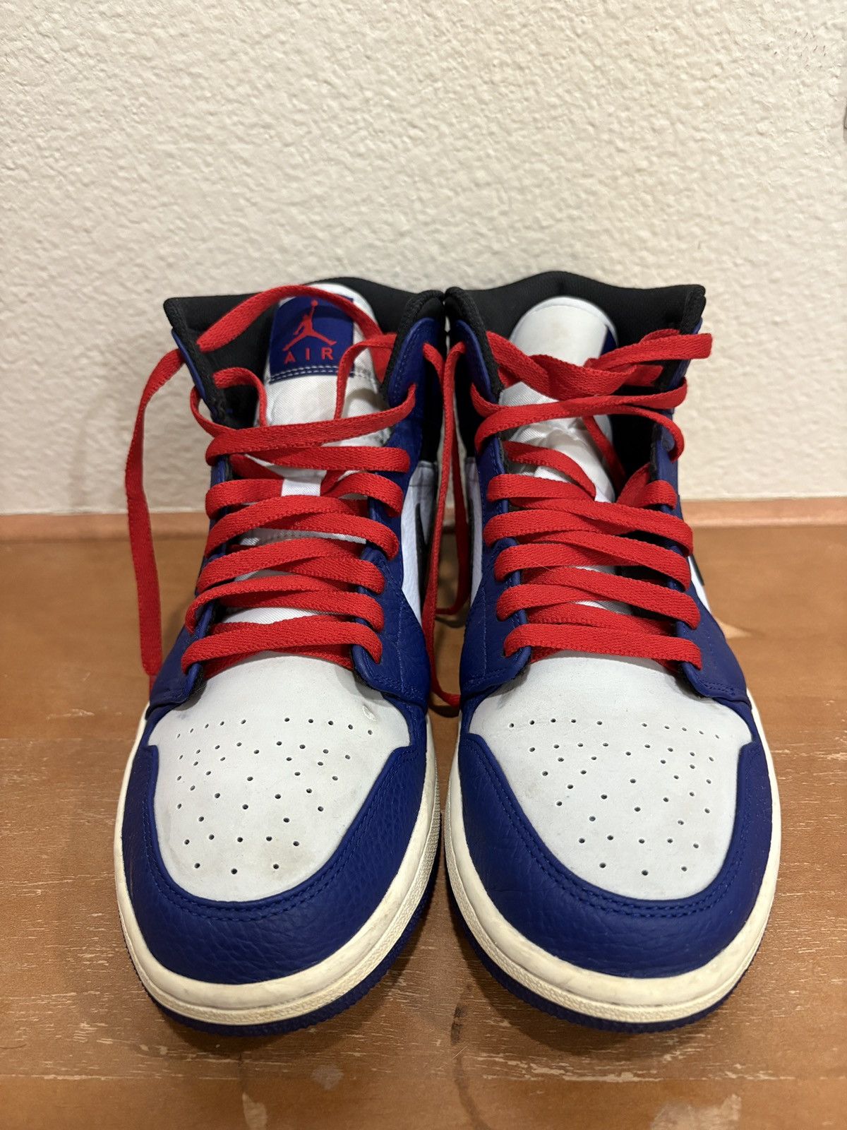 Jordan Brand Jordan 1 Mid Deep Royal Blue Black Size US 10 / EU 43 - 4 Thumbnail