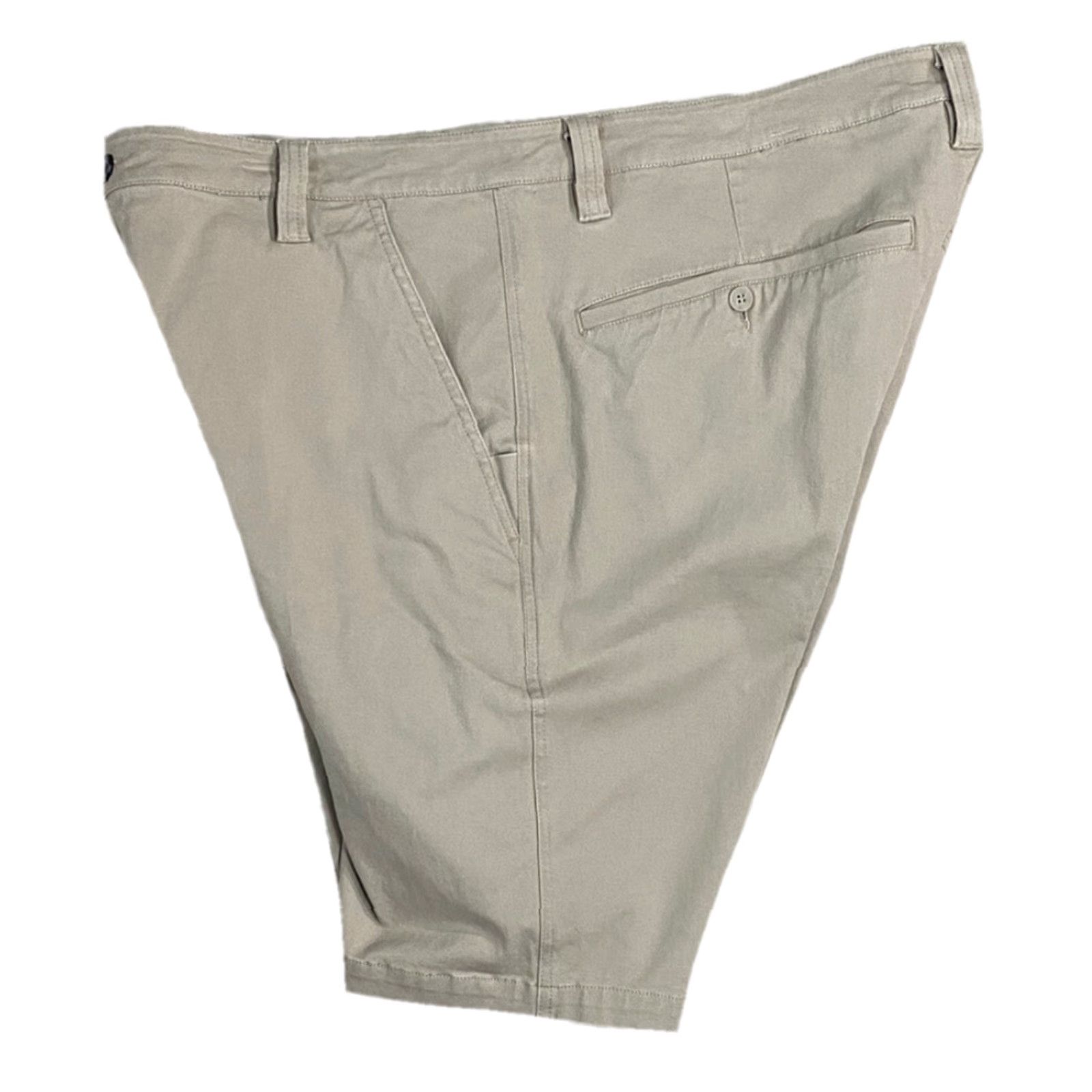 KAVU Kavu Mens Flat Front Beige Shorts Size 40 Regular Lightweight Pockets Cotton Casual Summer Chino Mens Size US 40 / EU 56 - 3 Thumbnail