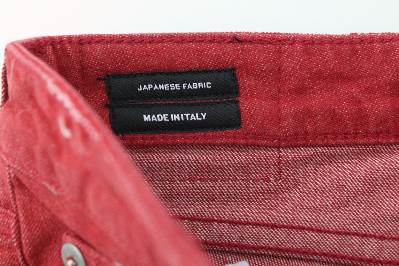 R13 KATE SKINNY 24 Red Distress Ripped Ankle Skinny Fit 86483 Size 24" / US 00 / IT 34 - 7 Thumbnail