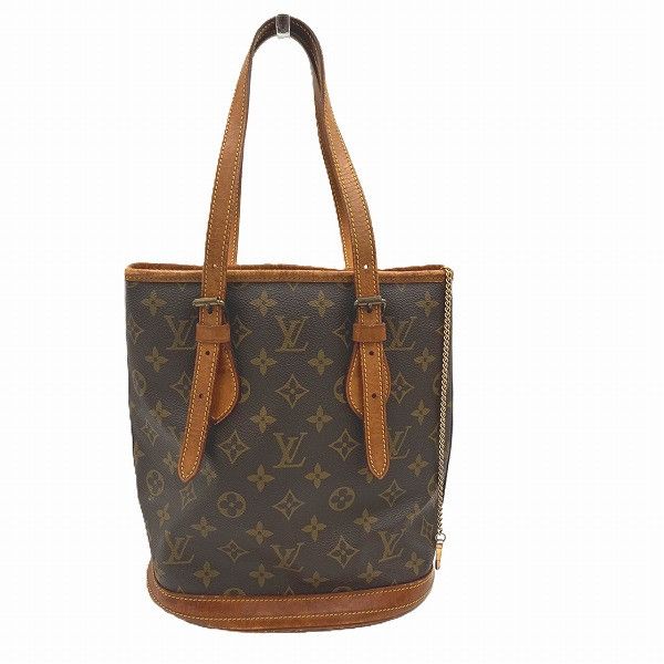 Louis Vuitton Louis Vuitton Louis Vuitton Monogram Petit Bucket Tote Bag Canvas Tote Bag M42238 Size ONE SIZE - 1 Thumbnail