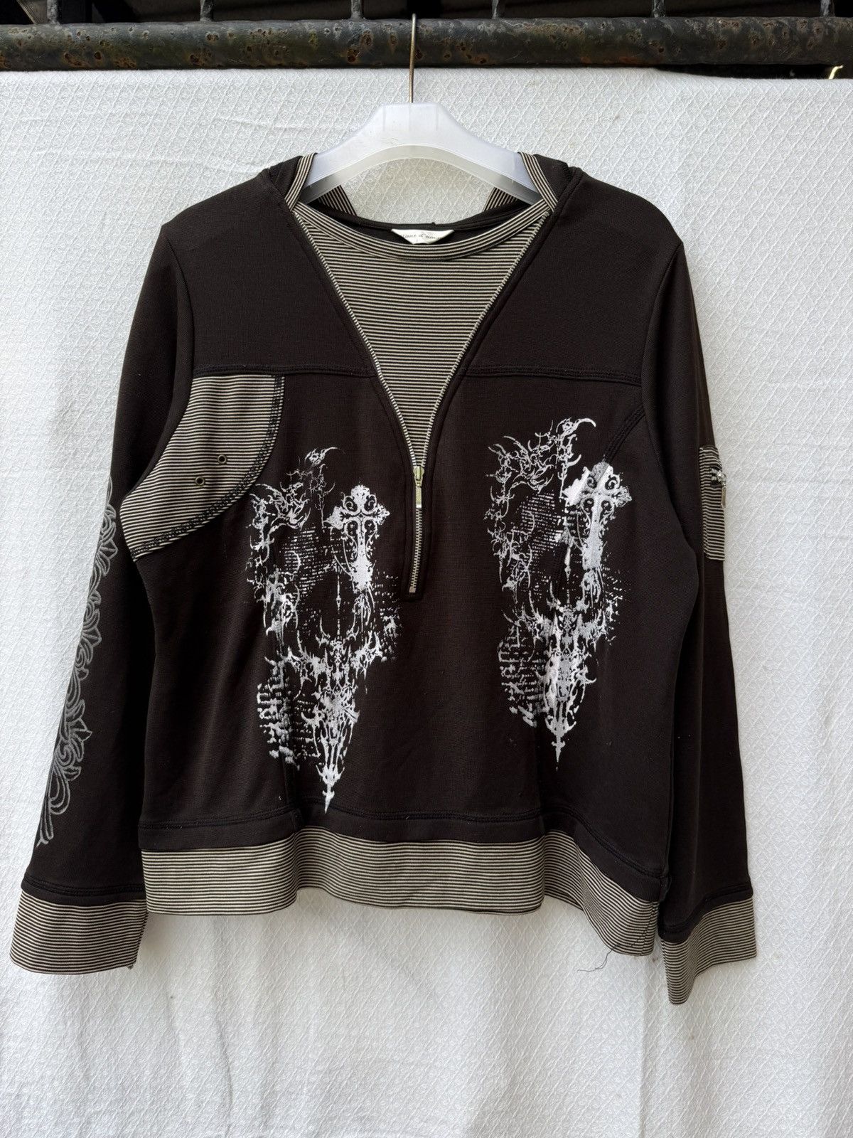 Hysteric Glamour Japanese Hoodie Gothic Zipper Cross Longsleeve Size US M / EU 48-50 / 2 - 1 Thumbnail