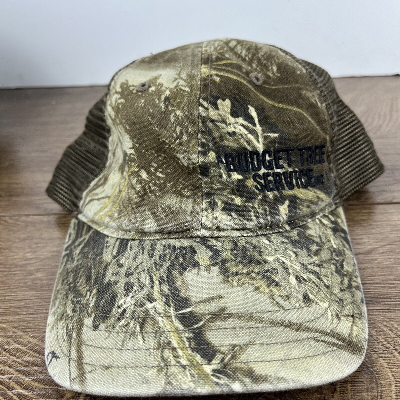 Other Budget Tree Service Hat Camo Green Hat Adjustable Green Adul Size ONE SIZE - 4 Thumbnail