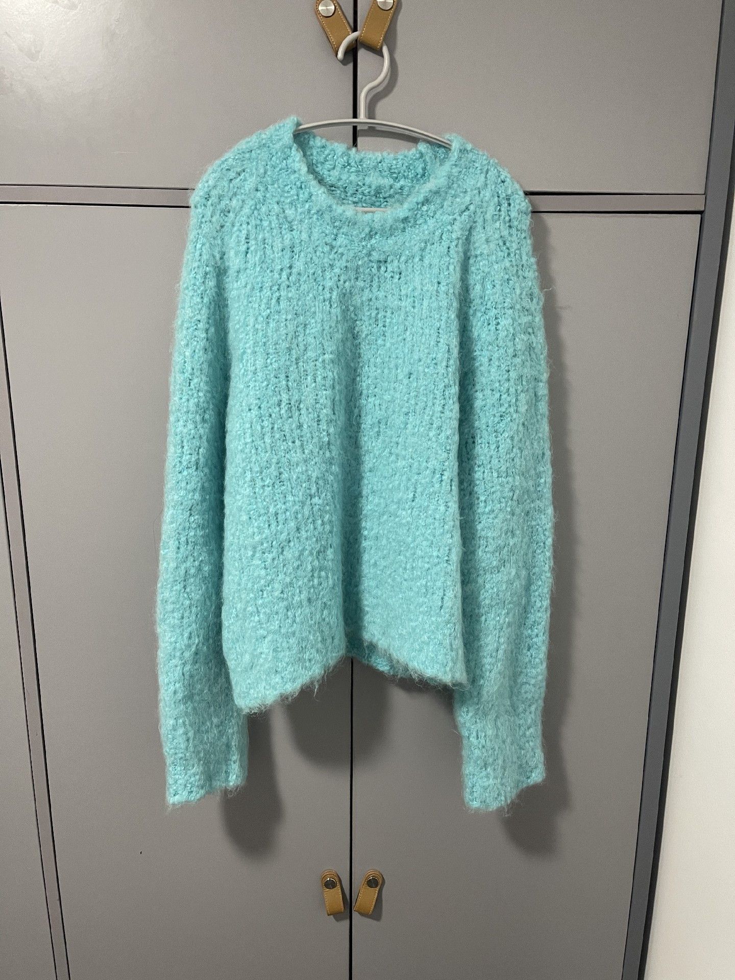 Maison Margiela Maison Margiela Aqua blue plush sweater 2501-Nextarrow Size M / US 6-8 / IT 42-44 - 3 Thumbnail