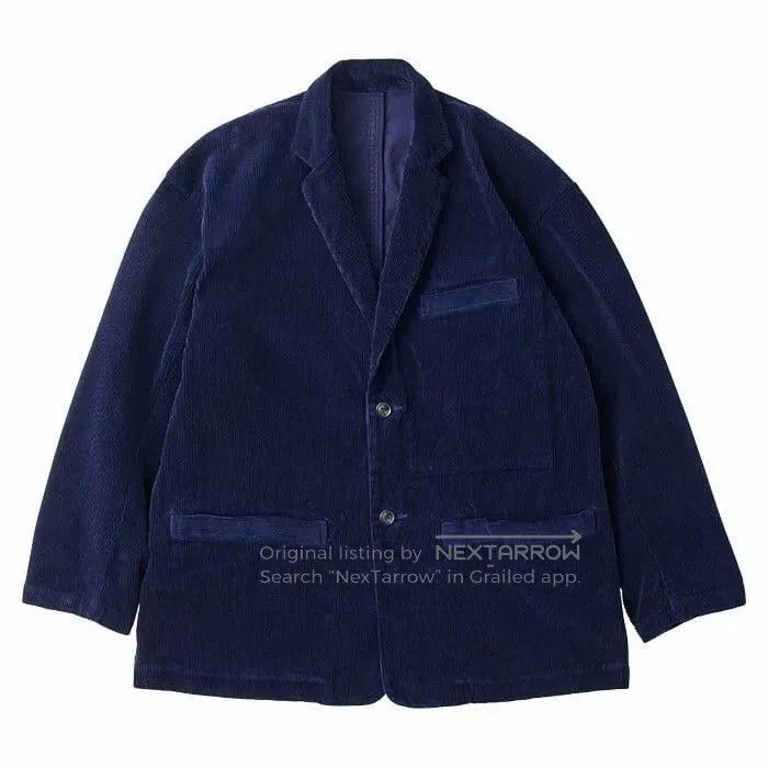 Porter Classic Porter Classic Blue Velvet Corduroy Jacket. Size US L / EU 52-54 / 3 - 1 Thumbnail