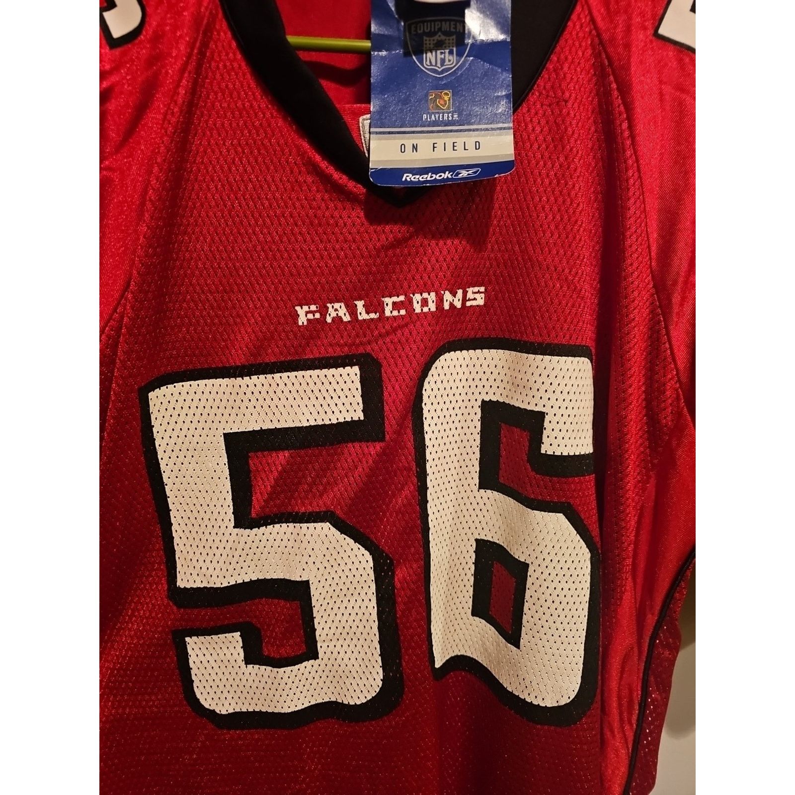 Reebok Atlanta Flacons Keith Brooking #56 Reebok Jersey Size L NWT Size US L / EU 52-54 / 3 - 2 Thumbnail